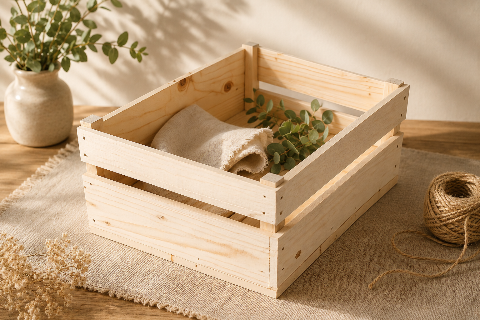 kleine Holzkiste