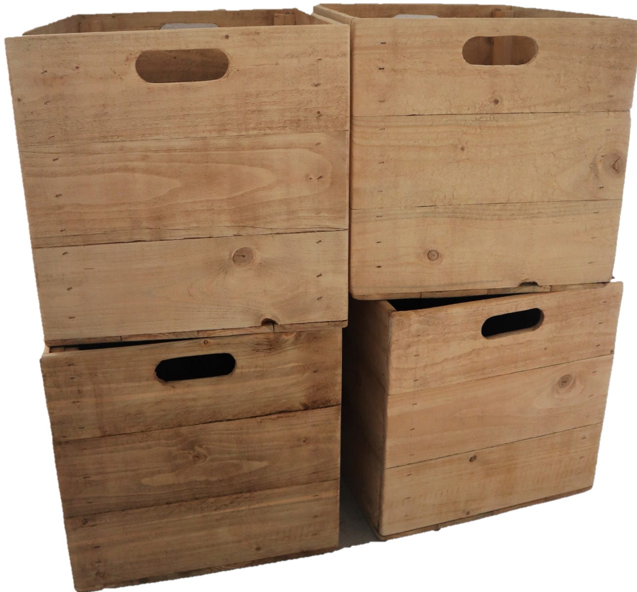 Motivkisten "Natur", 4-er Set im Vintage-Look