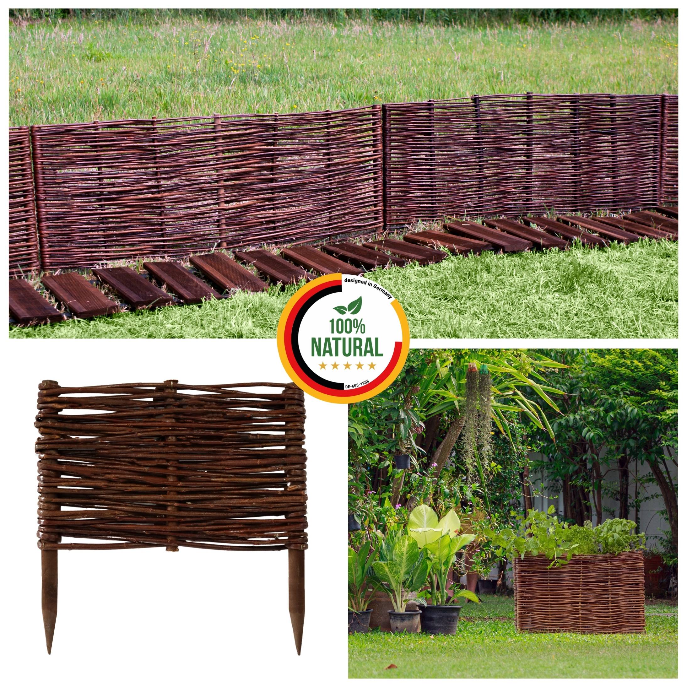 Weidenzaun (20x30 cm)