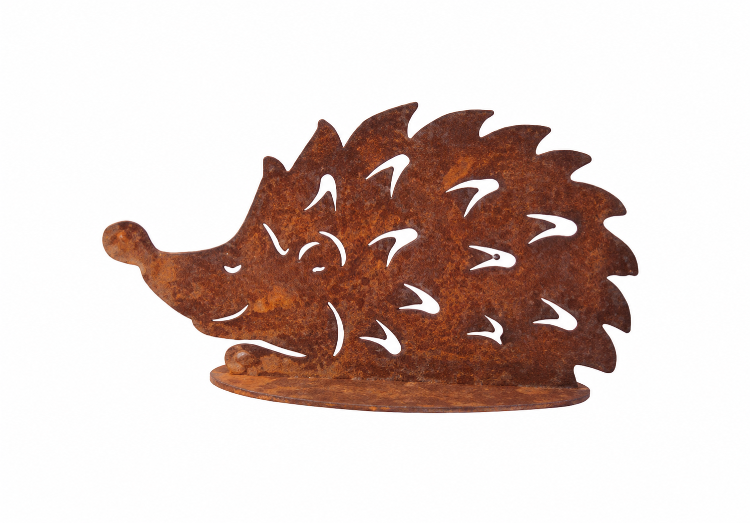 Edelrost Igel klein (H 8 cm / B 13 cm)