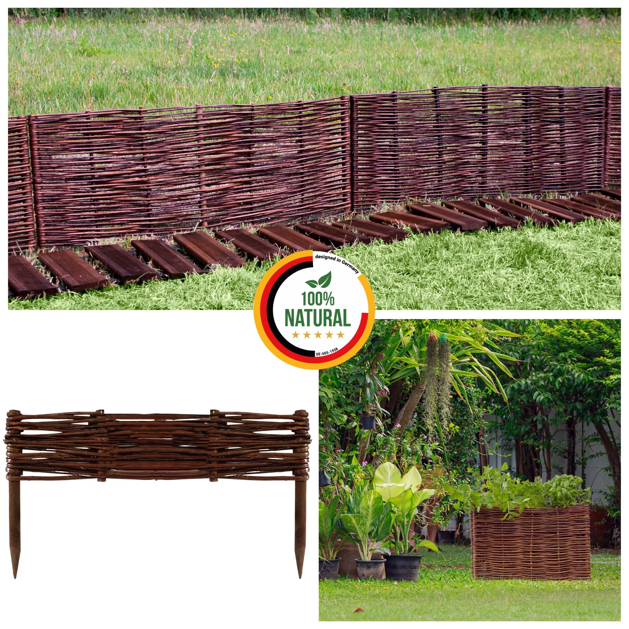 Weidenzaun (10x50 cm)