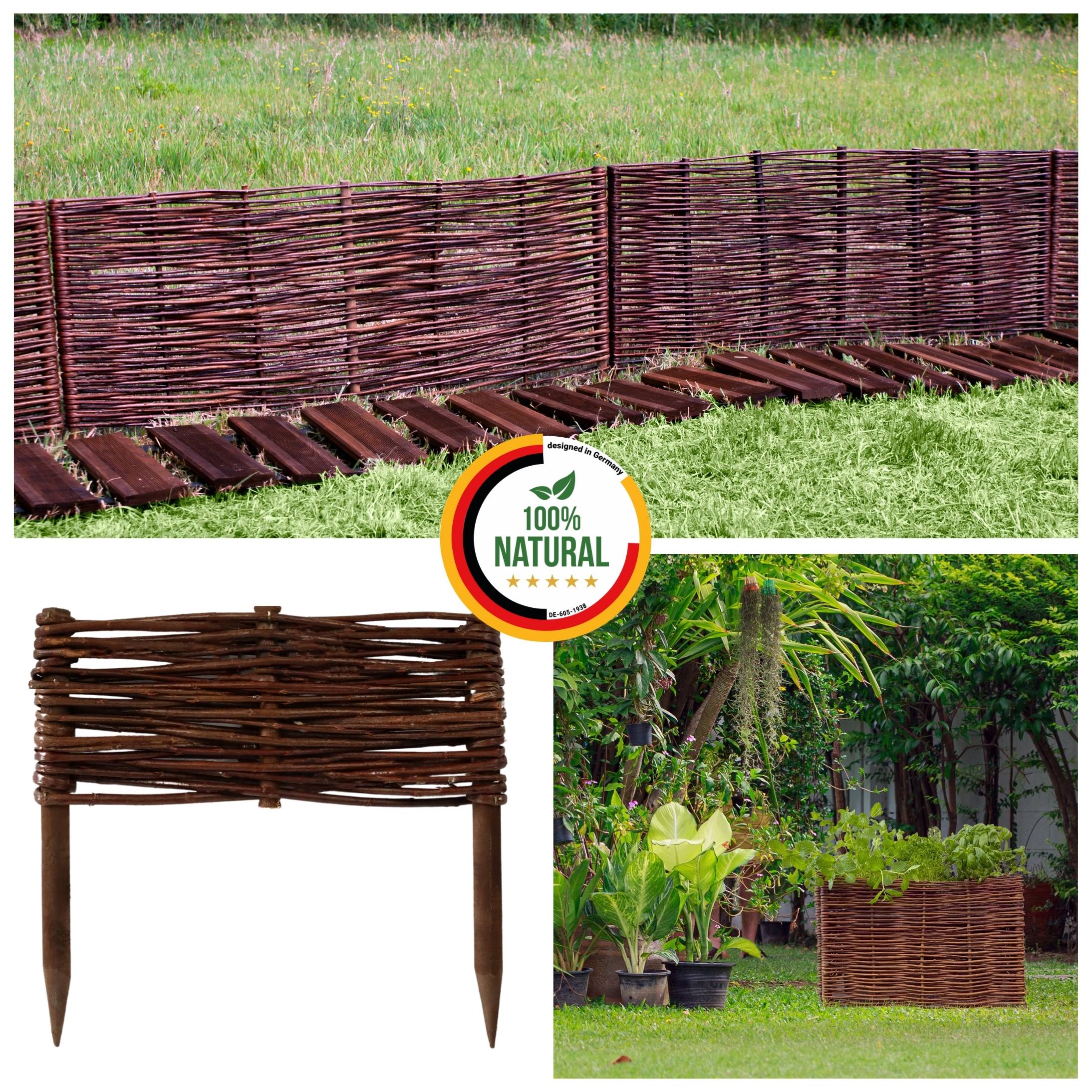 Weidenzaun (10x30 cm)