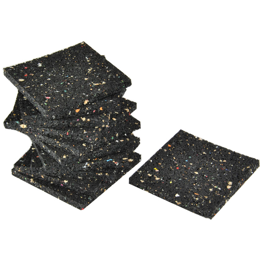 Kovalex - Holzschutzunterlage-Pads, Gummigranulat, 12 Stück (90 x 90 x 8 mm)