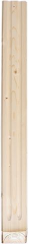 Balkonprofil für Holzbalkon - Fichte - 6084 (90x840x45mm)