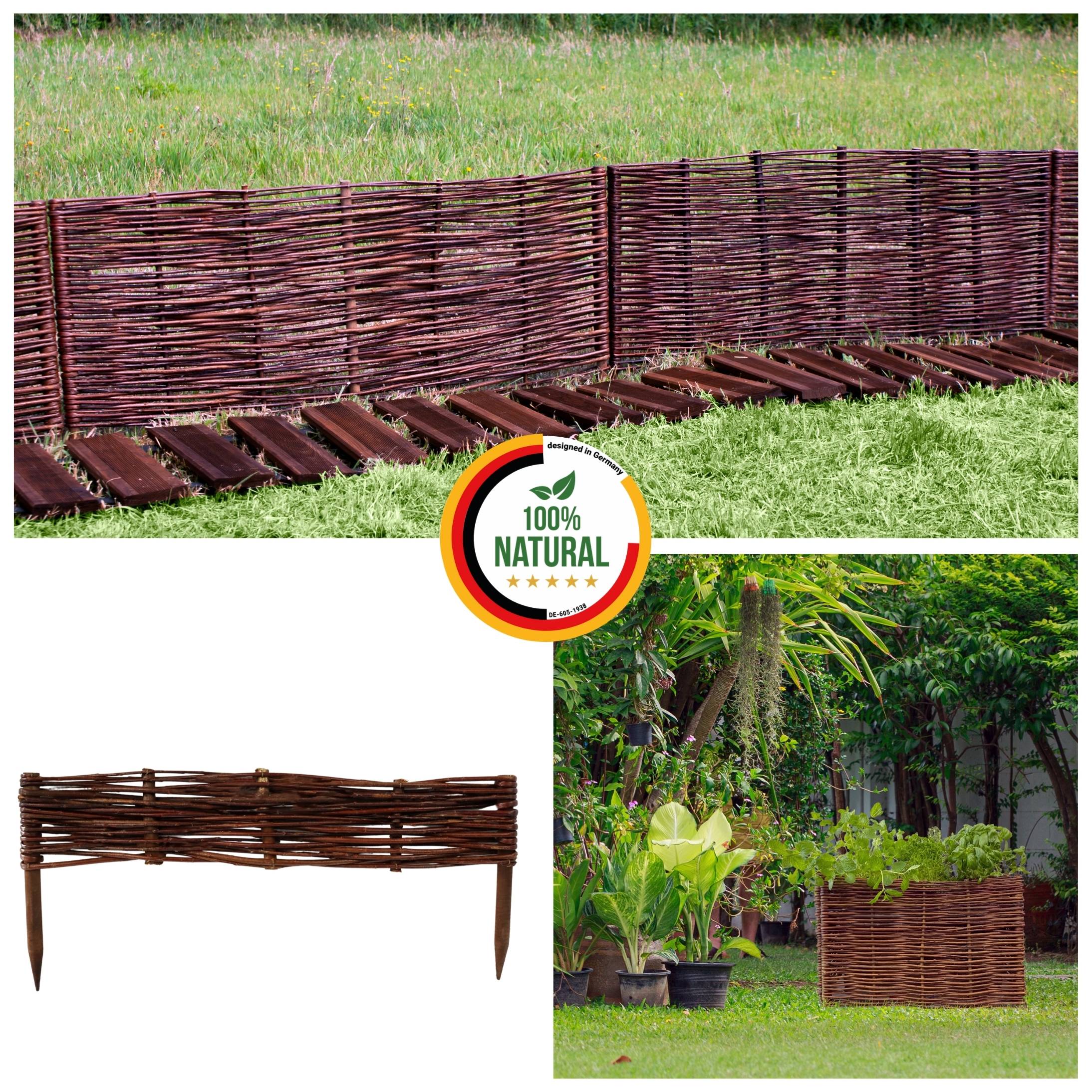 Weidenzaun (10x60 cm)