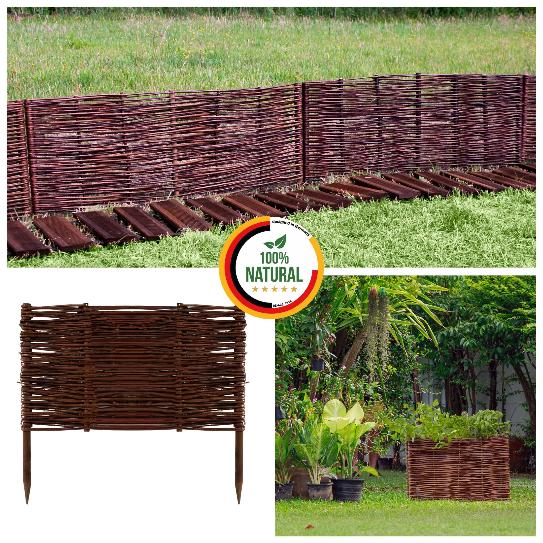 Weidenzaun (50x40 cm)