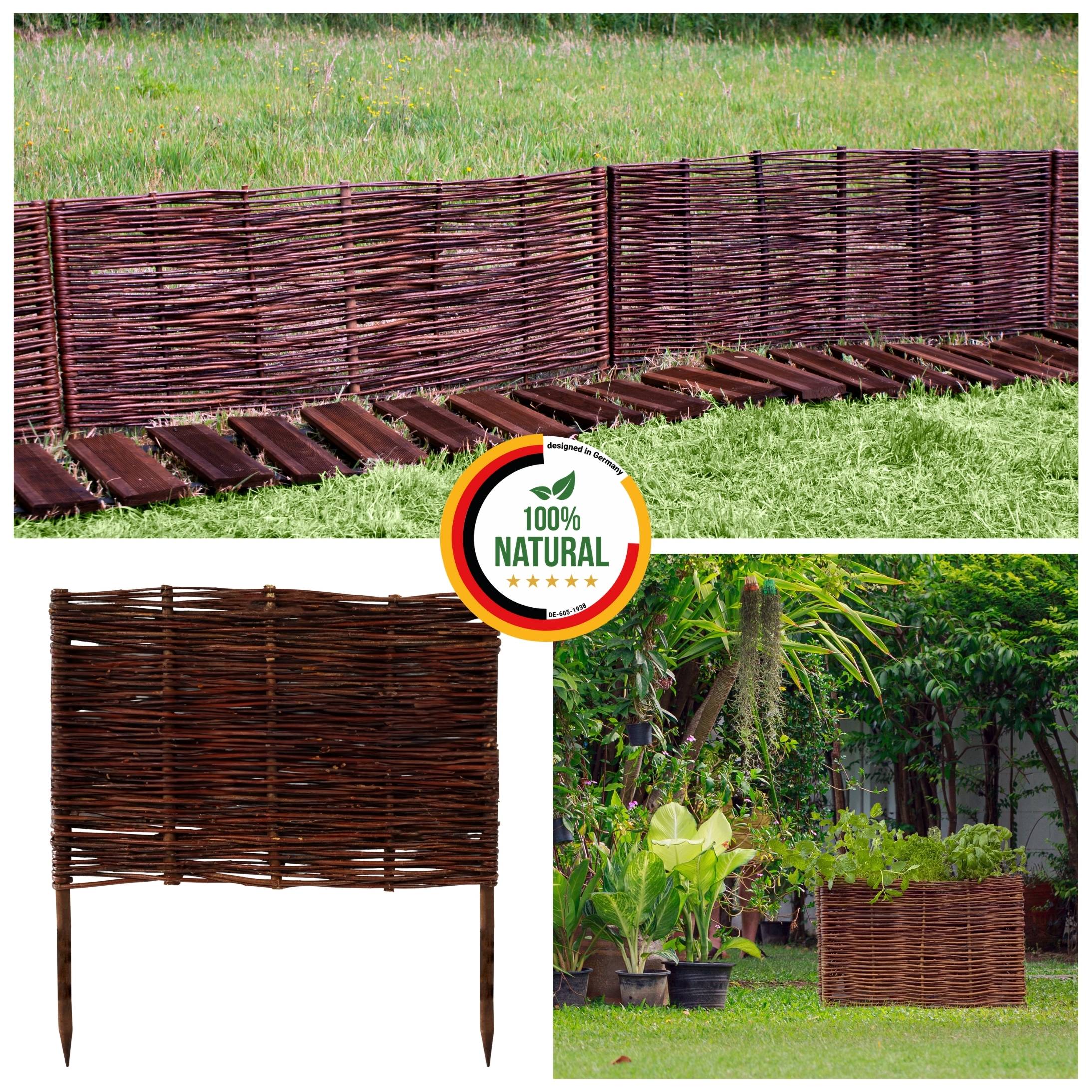 Weidenzaun (60x60 cm)