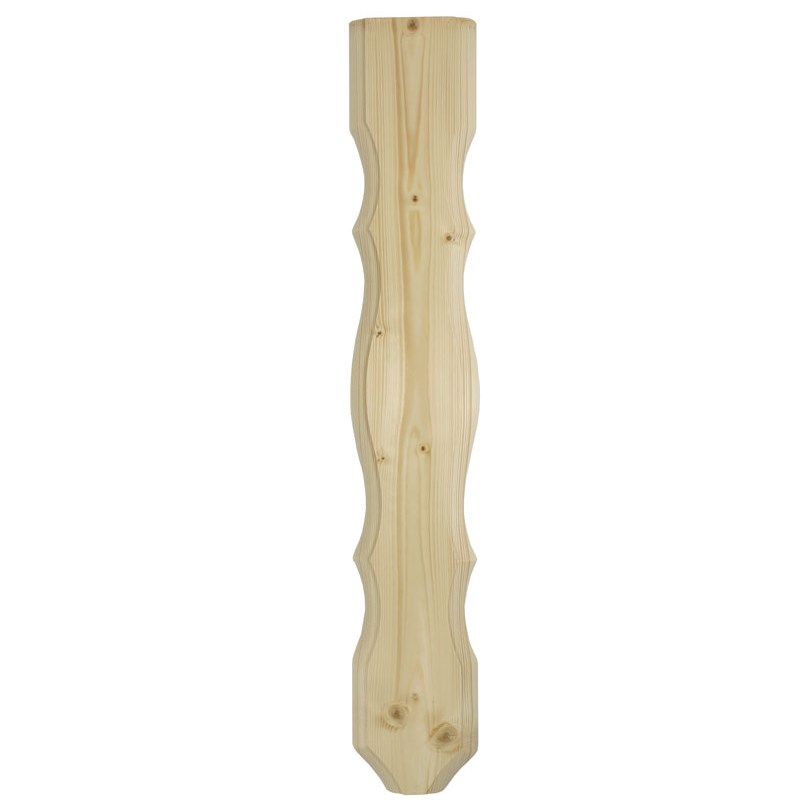 Balkonbrett "Bodensee" für Holzbalkon - Fichte - 4009 (20x840x140mm)