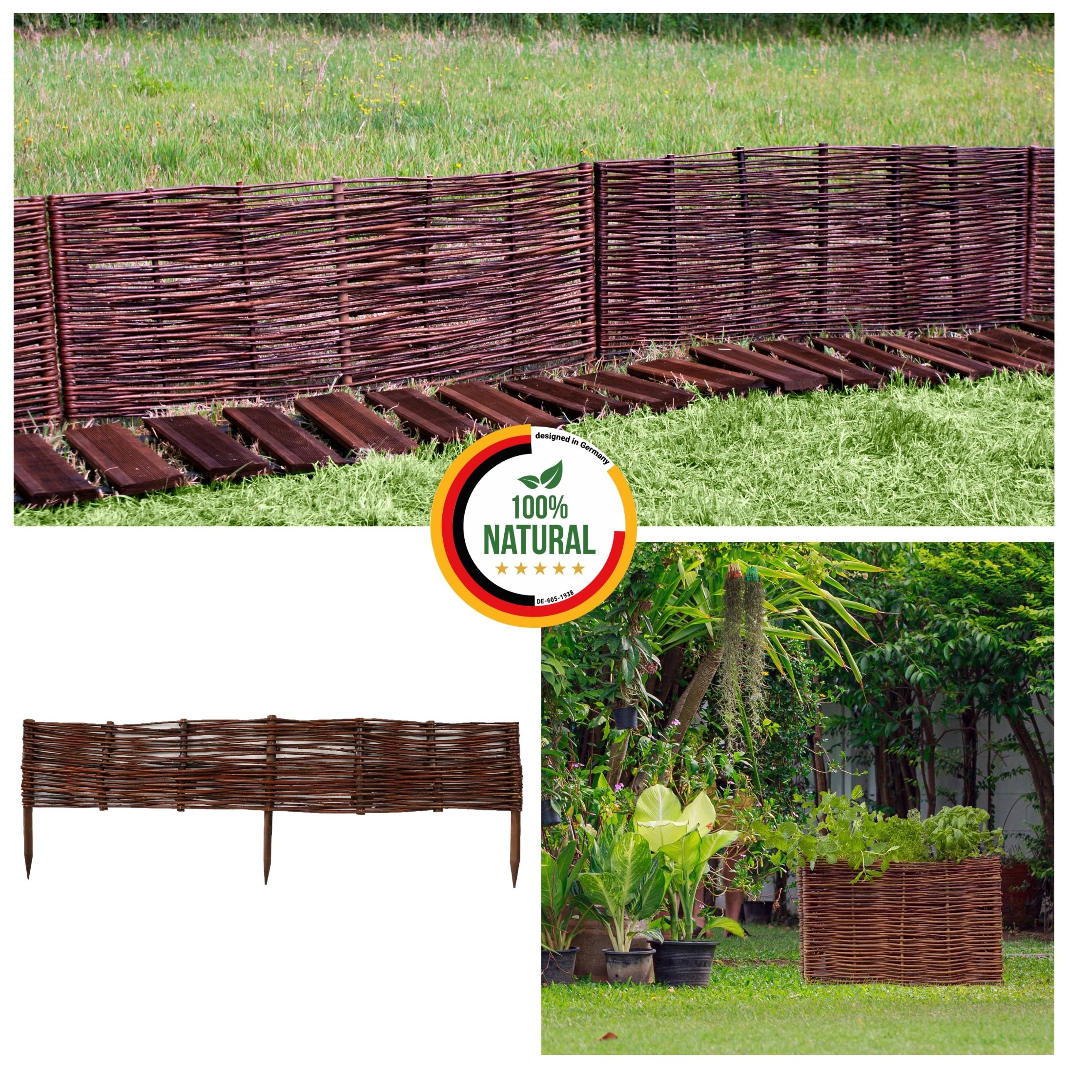 Weidenzaun (10x100 cm)