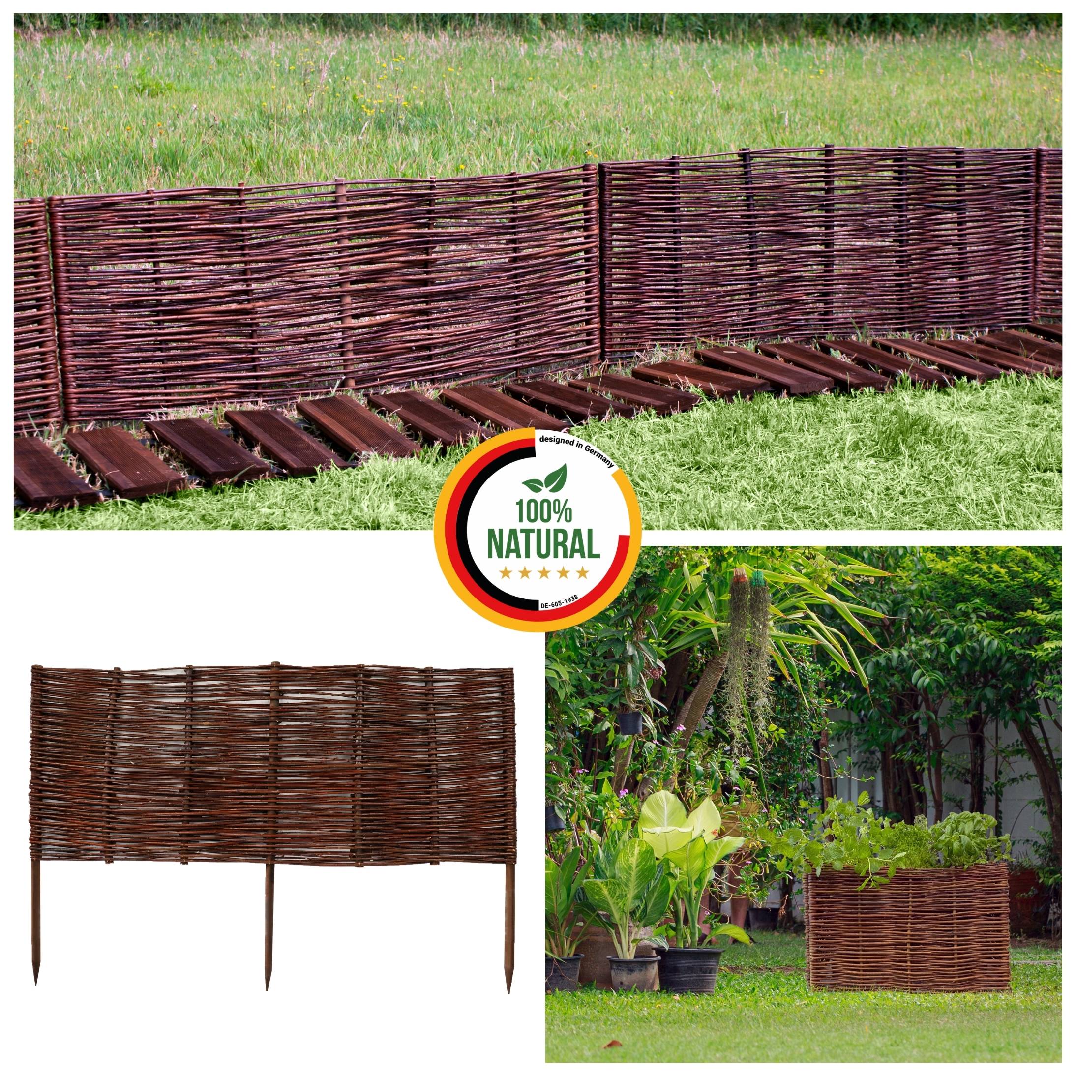 Weidenzaun (30x100 cm)