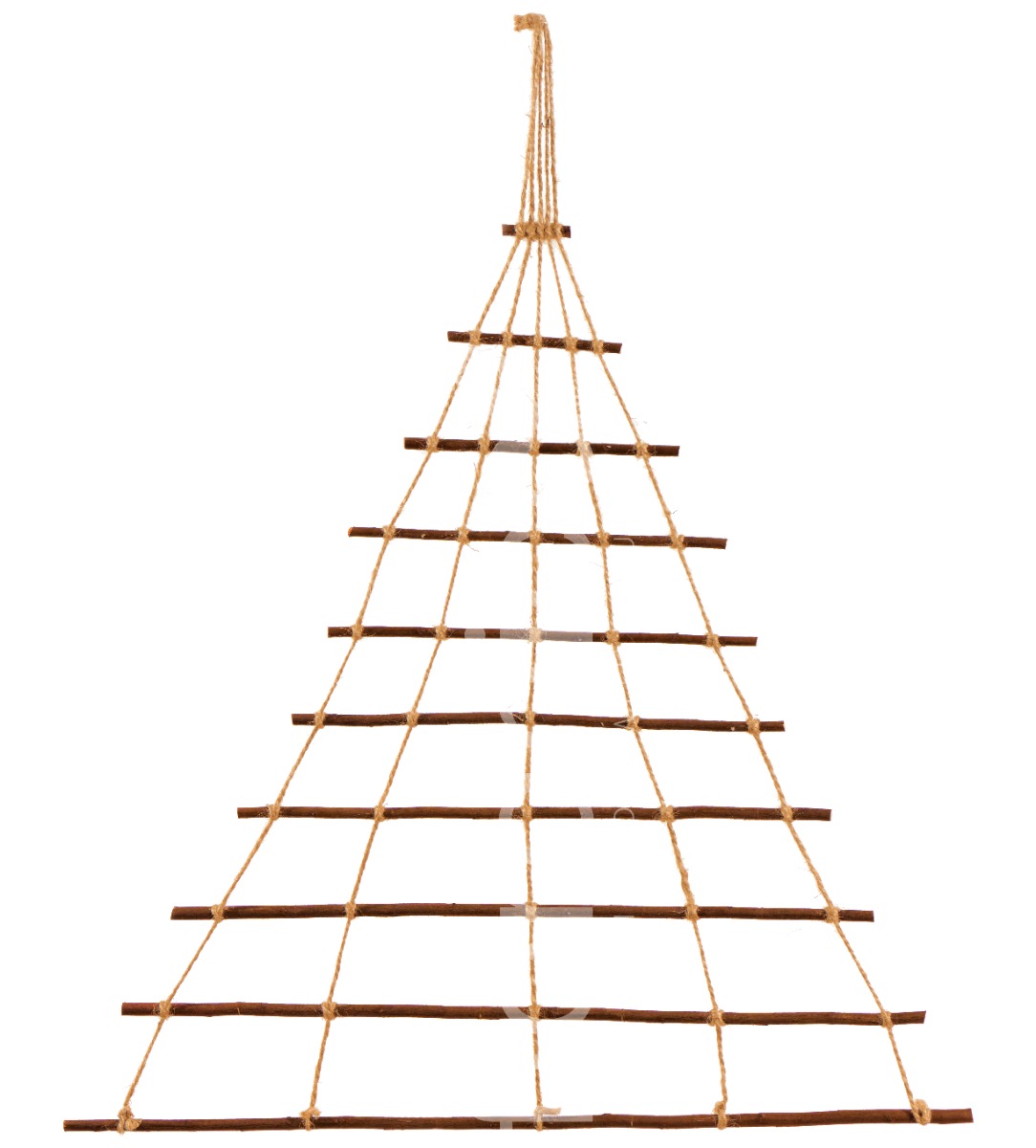 Deko Anhänger Weihnachtsbaum Weide - groß