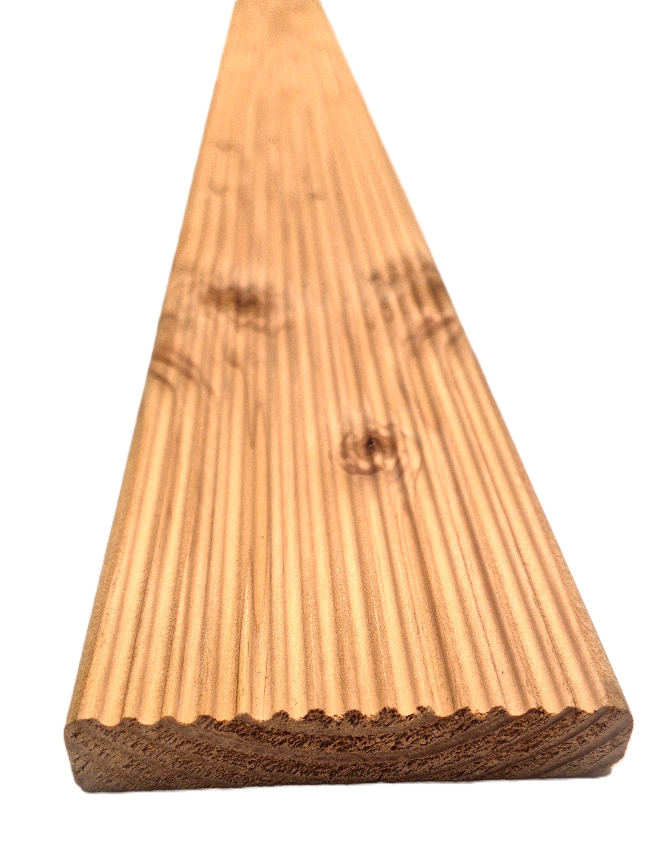 Diele aus Douglasie, einseitig geriffelt, ca. 985x95x19 mm 
