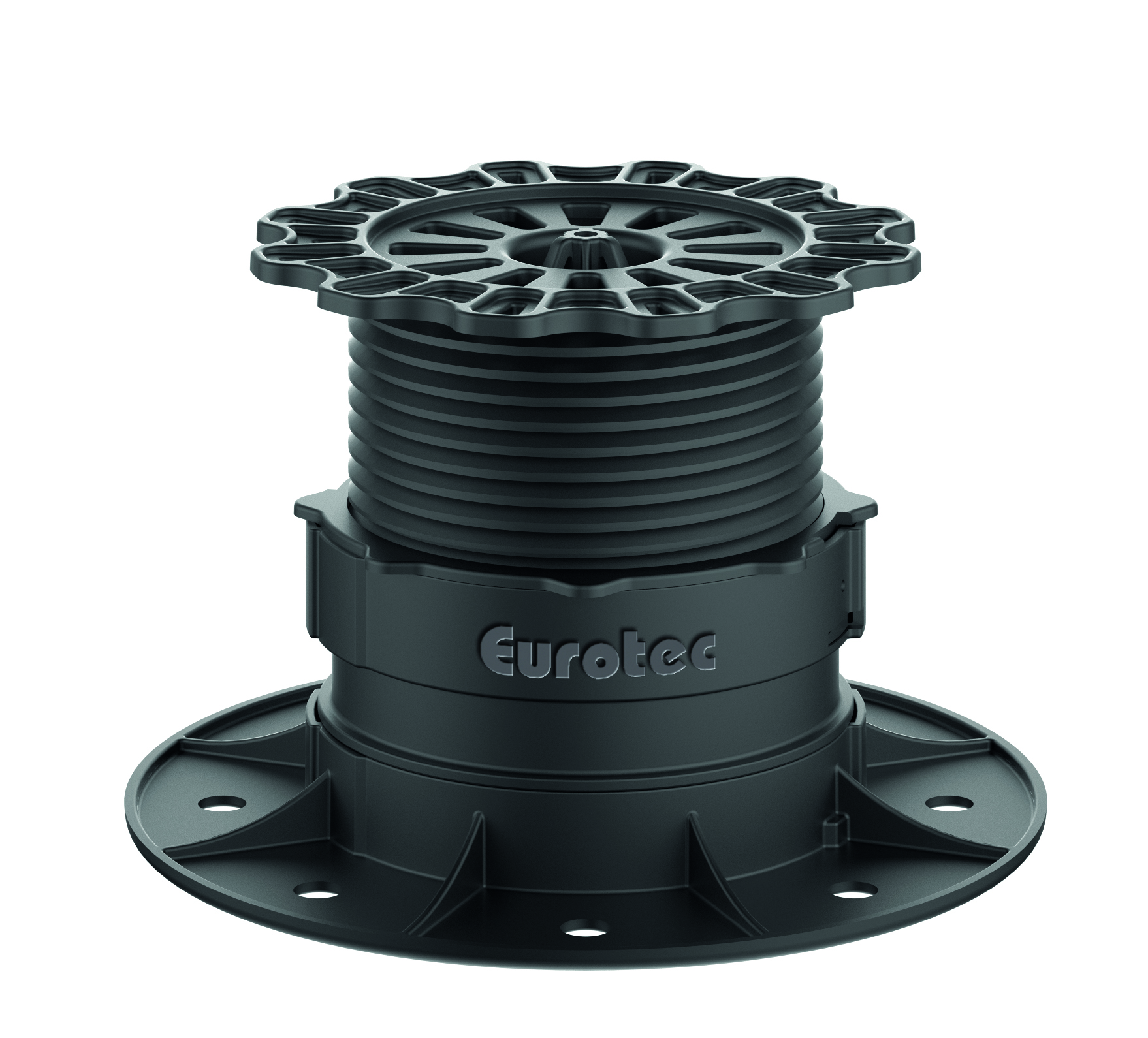Eurotec - Verstellfüße für Terrassen - "PRO L", 7,0-11,7 cm, Terrassenlager