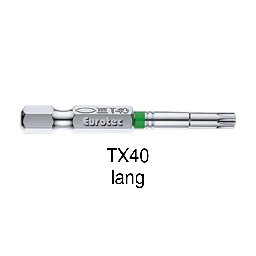 Eurotec - TX-Lang-Bit 1/4" x 50 mm, TX40
