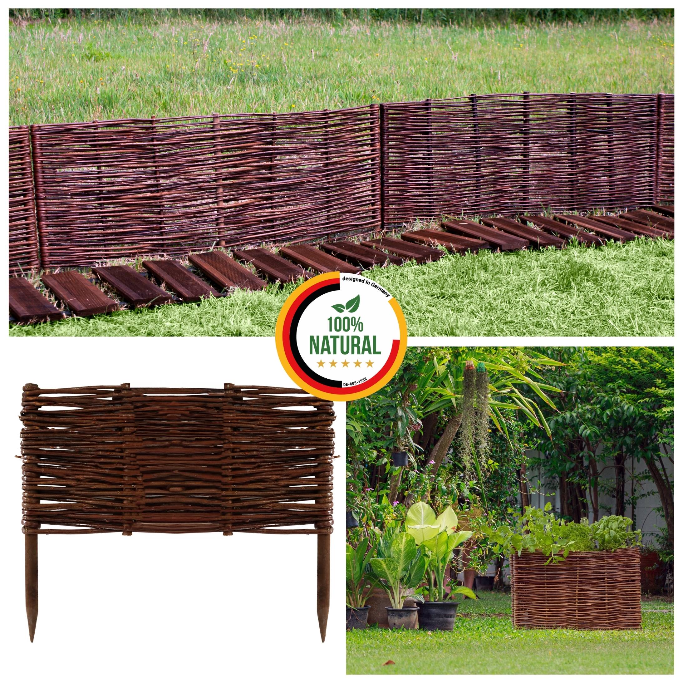 Weidenzaun (30x40 cm)