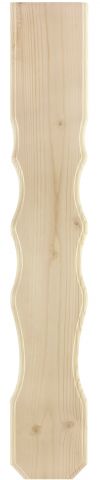 Balkonbrett für Holzbalkon - Fichte - 4010/2 (18x840x140mm)