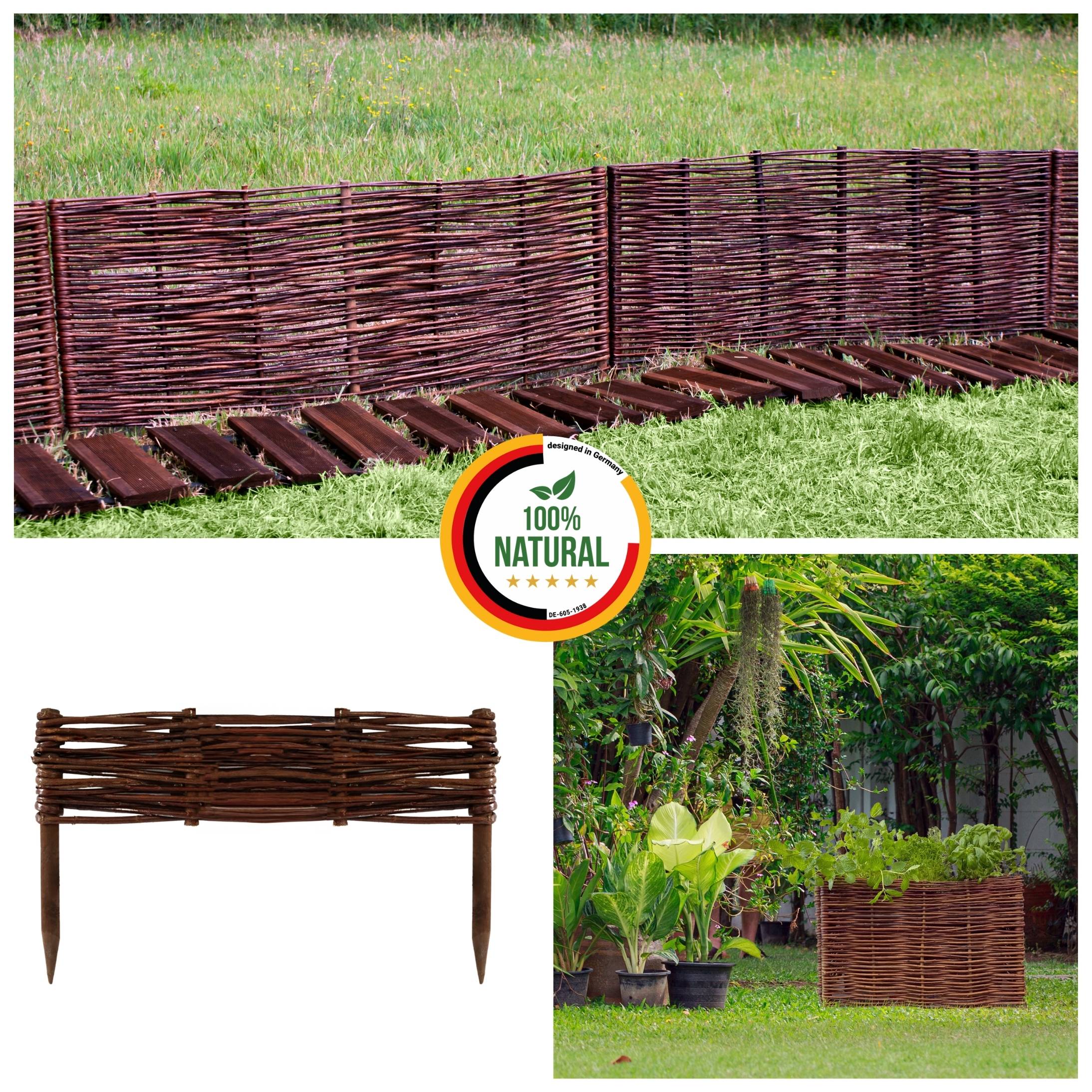 Weidenzaun (10x40 cm)