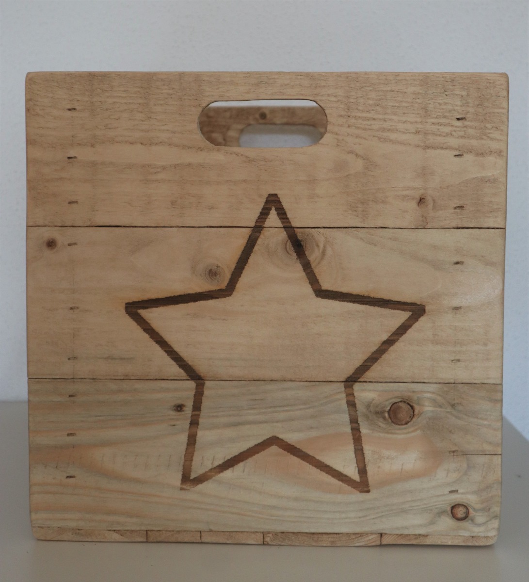 Motivkiste "Stern", im Vintage-Look