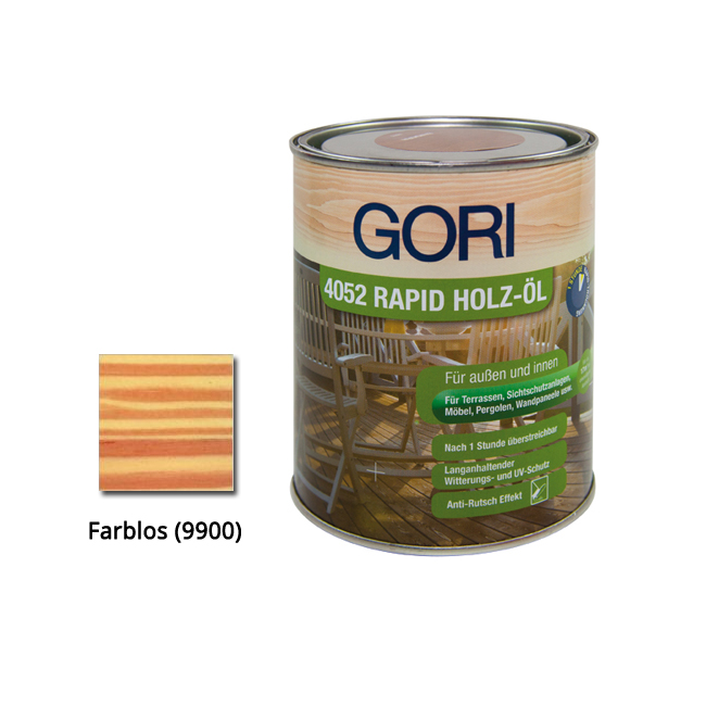 Gori 05 Rapid Holz-Öl, (vorher Gori 4052), 9900 Farblos, 750 ml