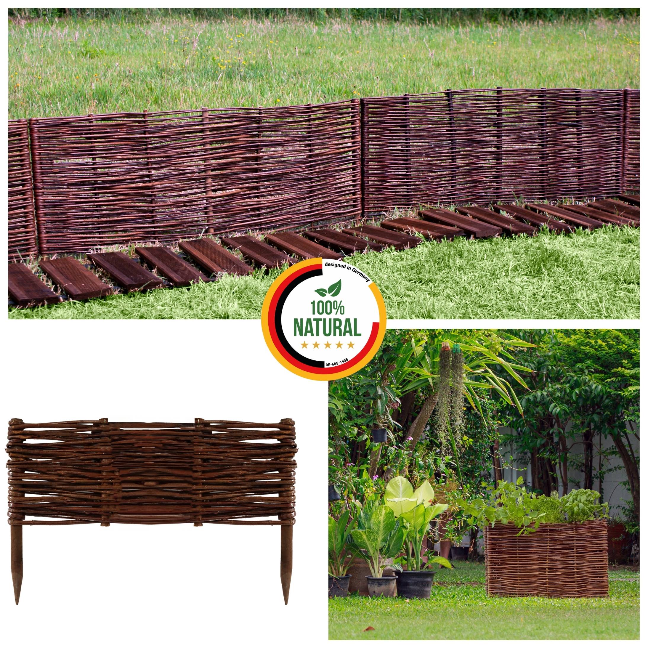 Weidenzaun (20x40 cm)