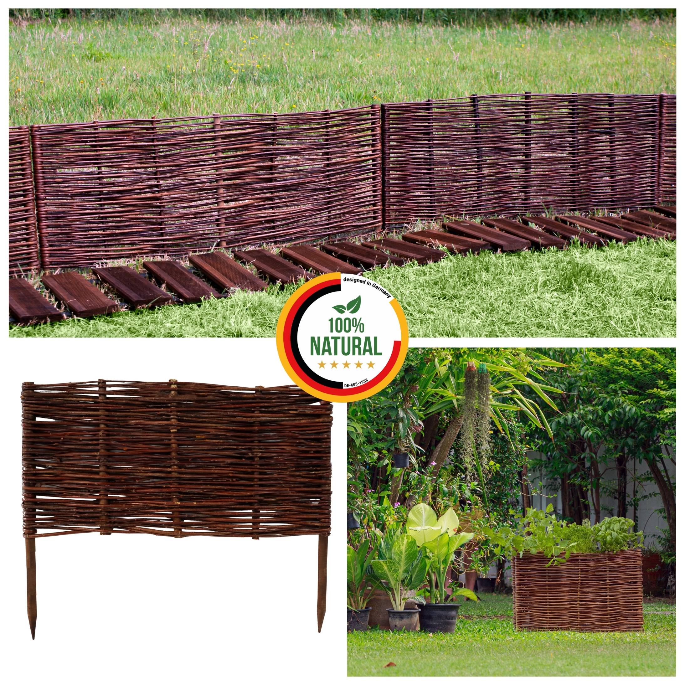 Weidenzaun (60x40 cm)