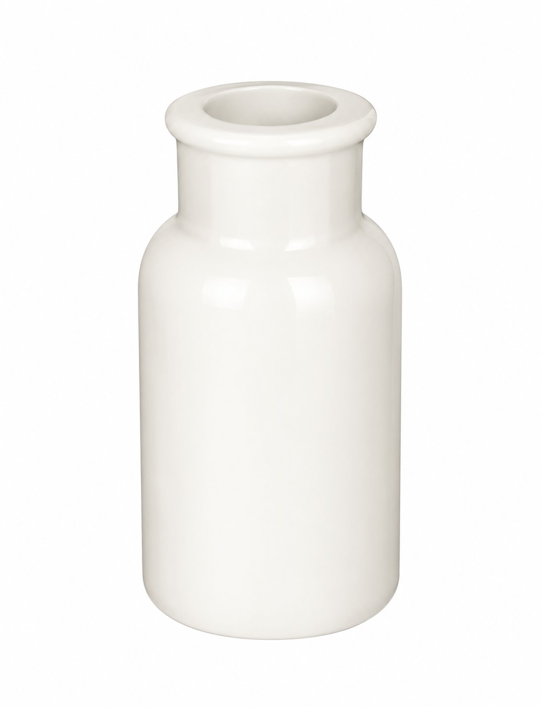 Vase "glatt" aus Raysin Gips – versiegelt – 9,5 × 5 cm