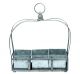 Broste - Zink/Metall- 3-Fach Blumenübertopf ''Ally'' -groß