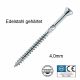 Eurotec - Hapatec Paneelbefestiger Schrauben, TX15, 4,0 x 30 mm, Edelstahl gehärtet, 500 Stück
