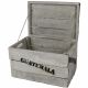 Holzkiste, klein (28x42x23cm),Vintage weiss, Weinkiste, Obstkiste mit Deckel und Aufdruck