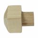 Holzziernagel für Balkongeländer - Fichte/Buche - (Ø Zapfen 15mm, Kopf 20x20mm)
