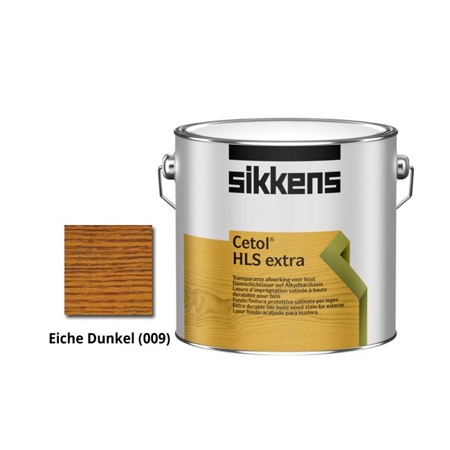 Sikkens Cetol Hls Extra Holzlasur 009 Eiche Dunkel Verschiedene Mengen