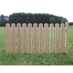 Holz Zaunelement Länge: 185cm - Anbauelement - Douglasie - 4089/7 DO