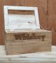 Whiskey Holzkiste mit Branding (24x34,5x19cm), Vintage, Klappdeckel
